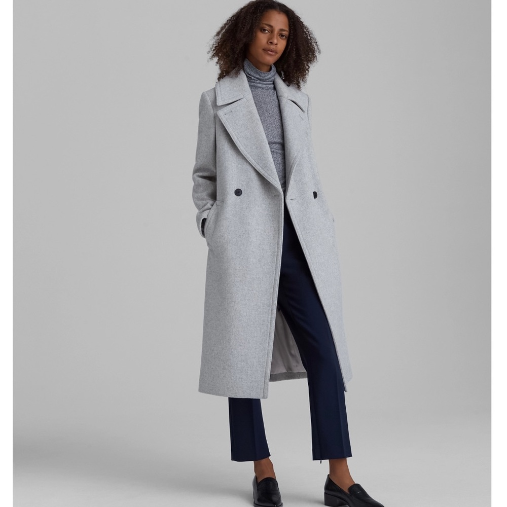 NWT Club Monaco Daylina Heather Grey Coat Size S